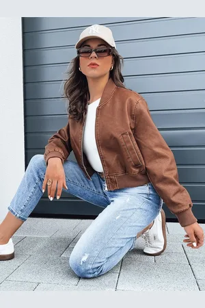 D-Street Dámská bomber bunda SANTOL Barva kamelová