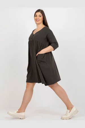 RELEVANCE Dress-RV-SK-8529.37P-dark khaki