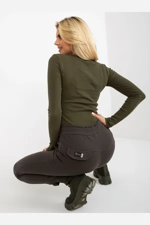 RELEVANCE Sweatpants-RV-DR-8369.89P-dark khaki