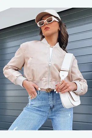 D-Street Dámská bomber bunda SANTOL Barva béžová