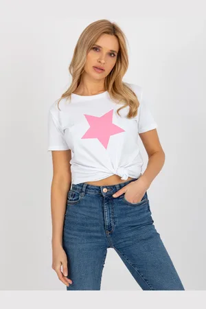 BASIC FEEL GOOD T-shirt-RV-TS-8626.00-white-pink