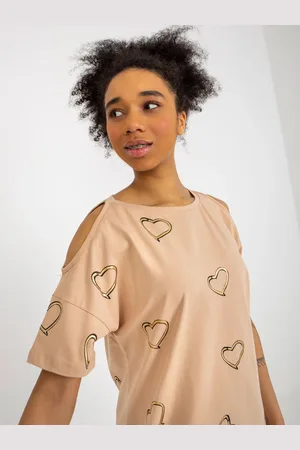 Fancy Blouse-FA-BZ-8452.77-camel