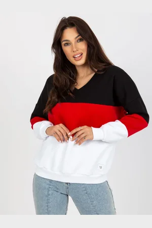 RELEVANCE Sweatshirt-RV-BL-8377.89-black-red