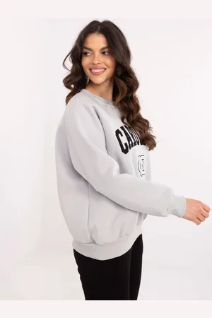 My red lips Sweatshirt-EM-BL-857-1.92P-light gray