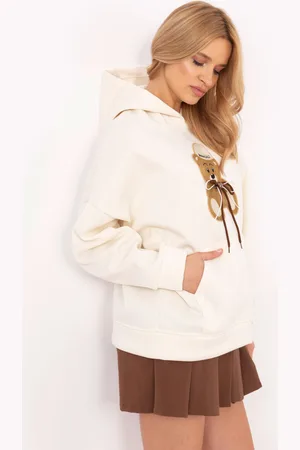 Italy Moda Sweatshirt-DHJ-BL-A8695.65P-light beige