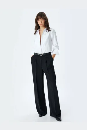 Koton Tuxedo Shirt Long Sleeve Hip Length Cotton