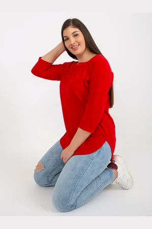 RELEVANCE Tunic-RV-TU-8531.59P-Red
