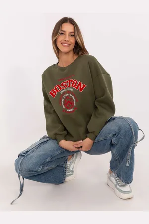 My red lips Sweatshirt-EM-BL-617-15.51P-khaki