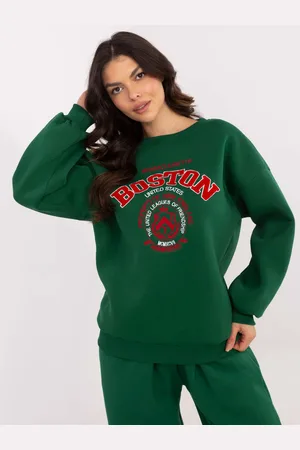 My red lips Sweatshirt-EM-BL-617-15.51P-dark green