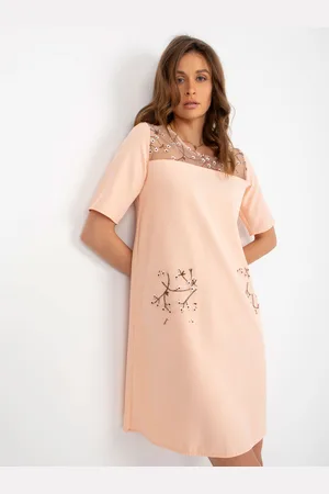 LAKERTA Dress-LK-SK-506790.45-Peach