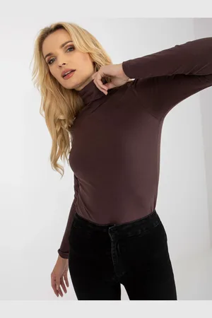 Sublevel Blouse-D15200W02527A-dark brown