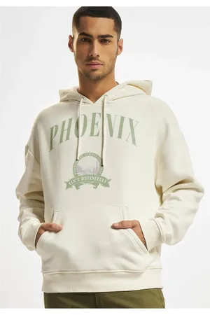 DEF Left Circular Print Hoody offwhite