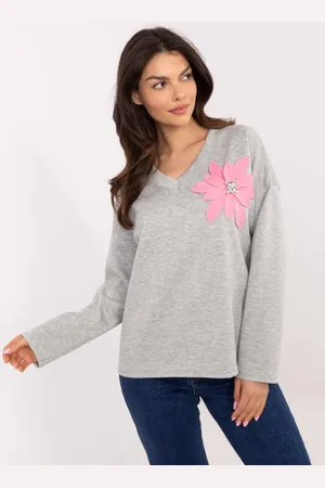 Italy Moda Sweatshirt-MI-BL-M6101.44-gray