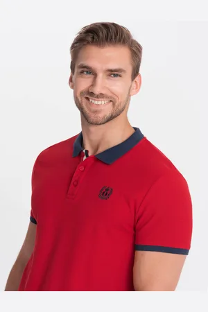 Ombre Clothing Pánská polokošile s kontrastními prvky