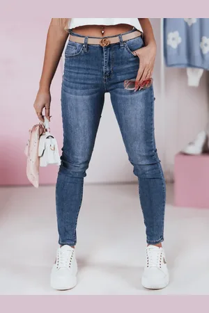 D-Street Spodnie damskie jeansowe skinny JEANELA