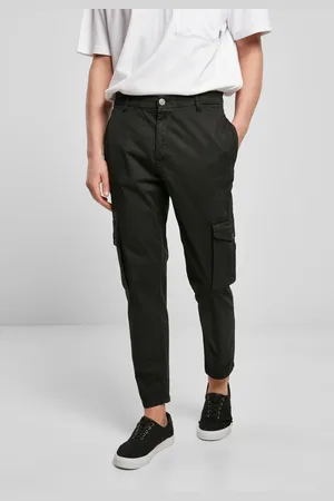 Urban classics Tapered Cargo Pants černé