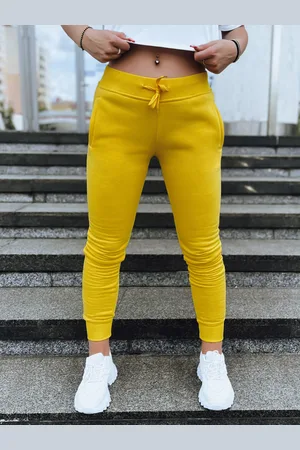 D-Street Dámské tepláky FITS žluté