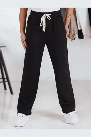 D-Street Spodnie damskie dresowe wide leg LOOSIS czarne