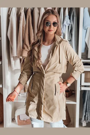 D-Street Kurtka damska parka przejściowa NEWMOON khaki
