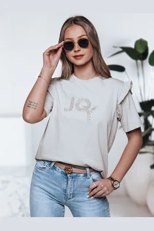 D-Street T-shirt damski JOY pistacjowy