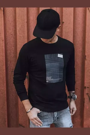 D-Street Pánská mikina s potiskem černé