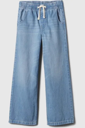 GAP Dětské džíny High Rise Wide-Leg - Holky