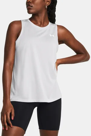 Under Armour Dámské tílko Tech Tank Twist-GRY - Dámské