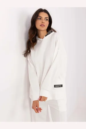 Italy Moda Sweatshirt-DHJ-BL-20522.89-ecru