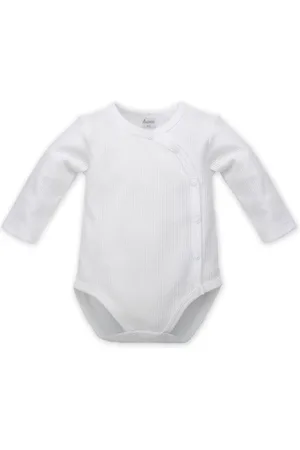 Pinókio Bodysuit Buttoned Long Sleeve White