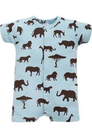 Pinókio Romper Buttoned Safari