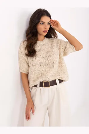 Italy Moda Sweater-MI-SW-2701.23-beige