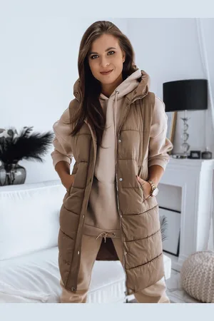 D-Street Dámská prošívaná vesta NOELIA khaki