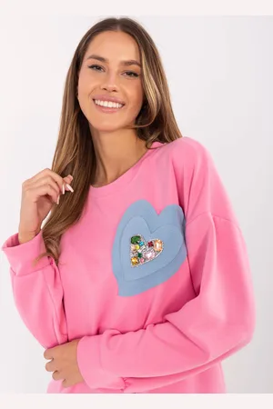 Italy Moda Sweatshirt-DHJ-BL-20322.72-pink