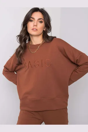 BASIC FEEL GOOD Sweatshirt-RV-BL-6080.19-dark brown