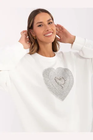 Italy Moda Sweatshirt-MI-BL-271594.85-ecru
