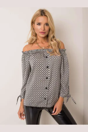 Sublevel Blouse-D52211W10987B-black-white
