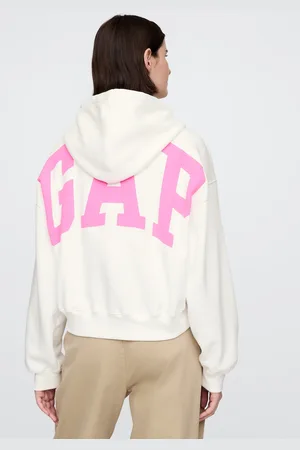 GAP Mikina s kapucí Logo Cropped - Dámské