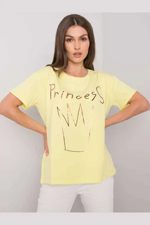 Fancy T-shirt-FA-TS-7121.88P-Light Yellow