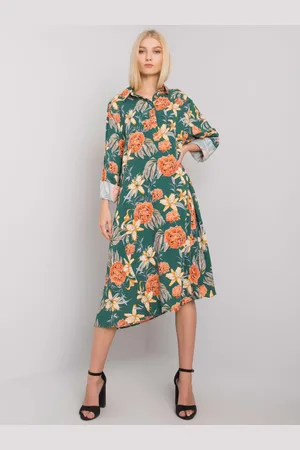 Ex moda Dress-EM-SK-2909-3.37-dark green