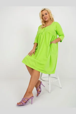RELEVANCE Dress-RV-SK-8529.37P-Lime