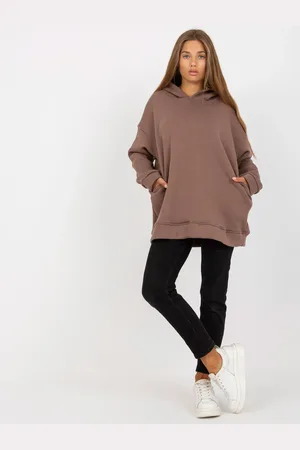 BASIC FEEL GOOD Sweatshirt-RV-BL-8042.00P-brown