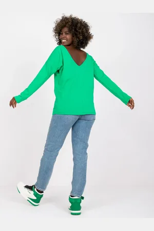 BASIC FEEL GOOD Blouse-RV-BZ-5890.10-green