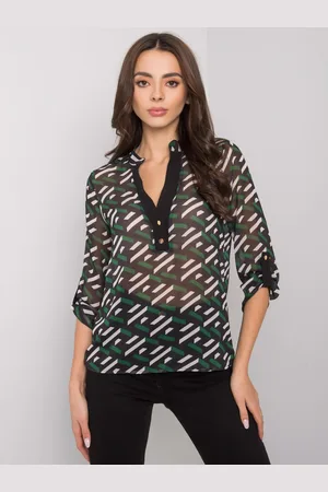 Factory Price Blouse-LC-BZ-22K-2009.30P-black-green