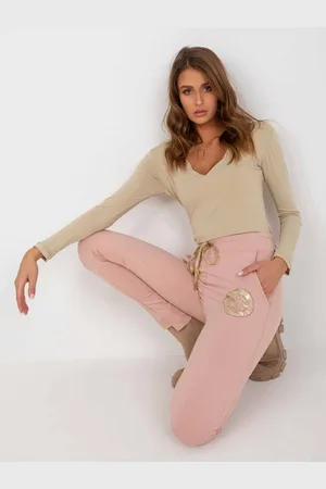 RELEVANCE Sweatpants-RV-DR-6650.81P-light pink