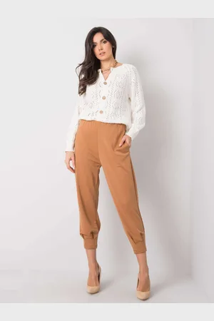 RUE PARIS Sweatpants-217-DR-25676.78P-camel