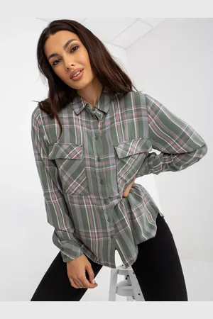 Factory Price Blouse-D70039Z11082A-khaki