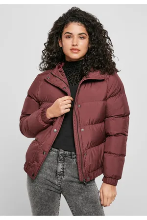 Urban classics Dámská třešňová bunda s kapucí