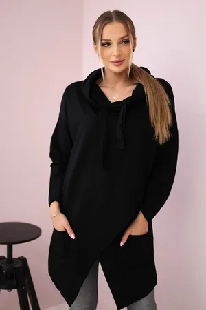 Kesi Tunika s psaníčkem vpředu Oversize