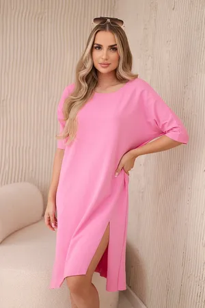Kesi Oversize šaty světle růžové