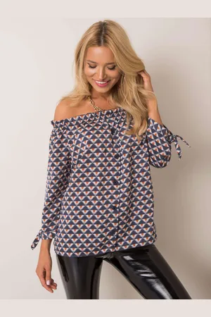 Sublevel Blouse-D52211W10987B-navy blue